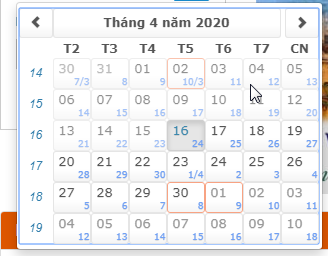 Giao diện chính (trang chủ) khi khách hàng đăng nhập