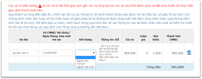 Giao diện nhập thông tin ngày tháng năm sinh