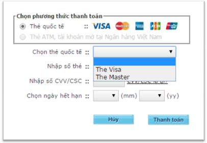 Giao diện nhập thông tin ngày tháng năm sinh